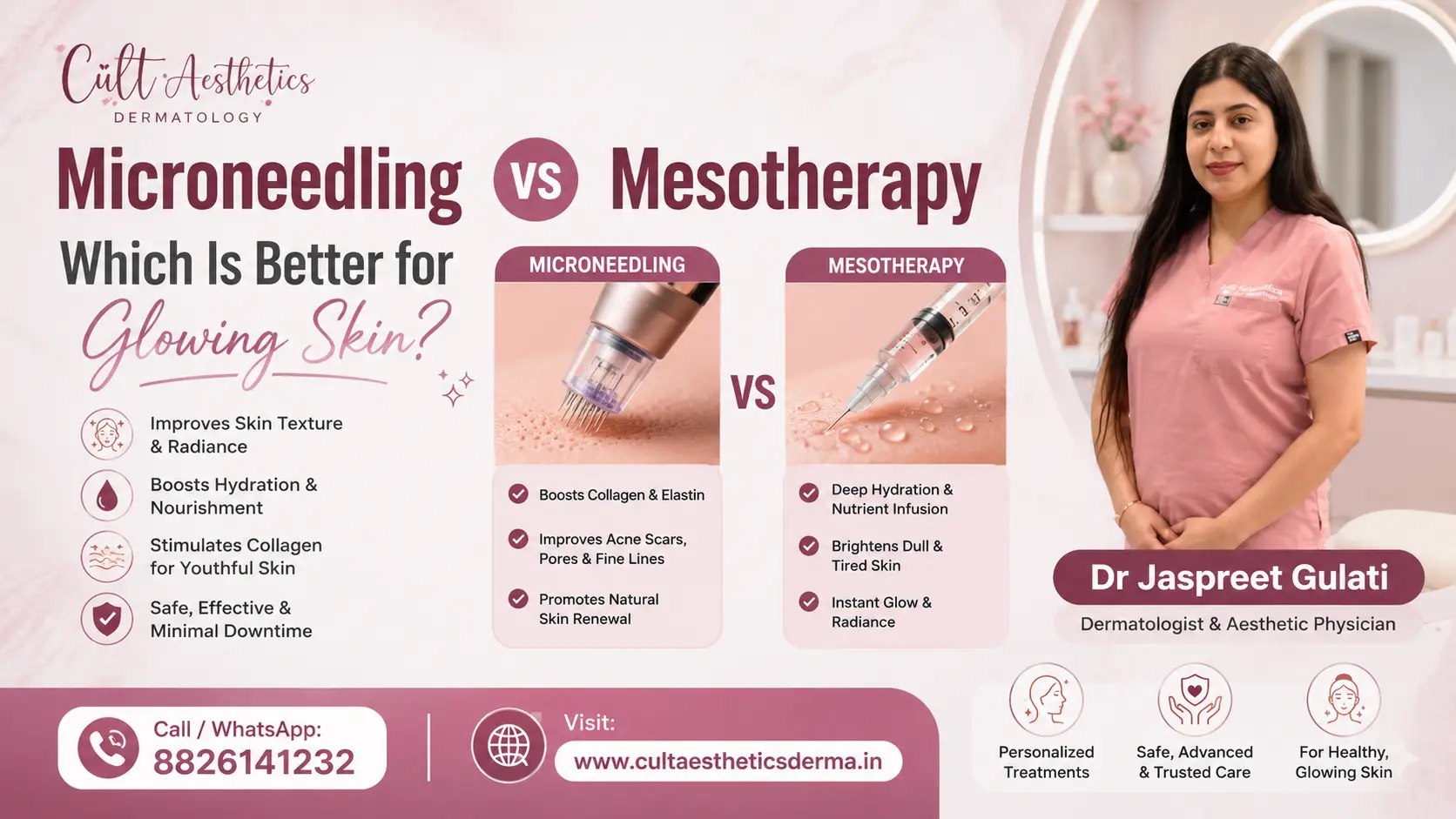 Microneedling vs Mesotherapy Which Is Better for Glowing Skin
