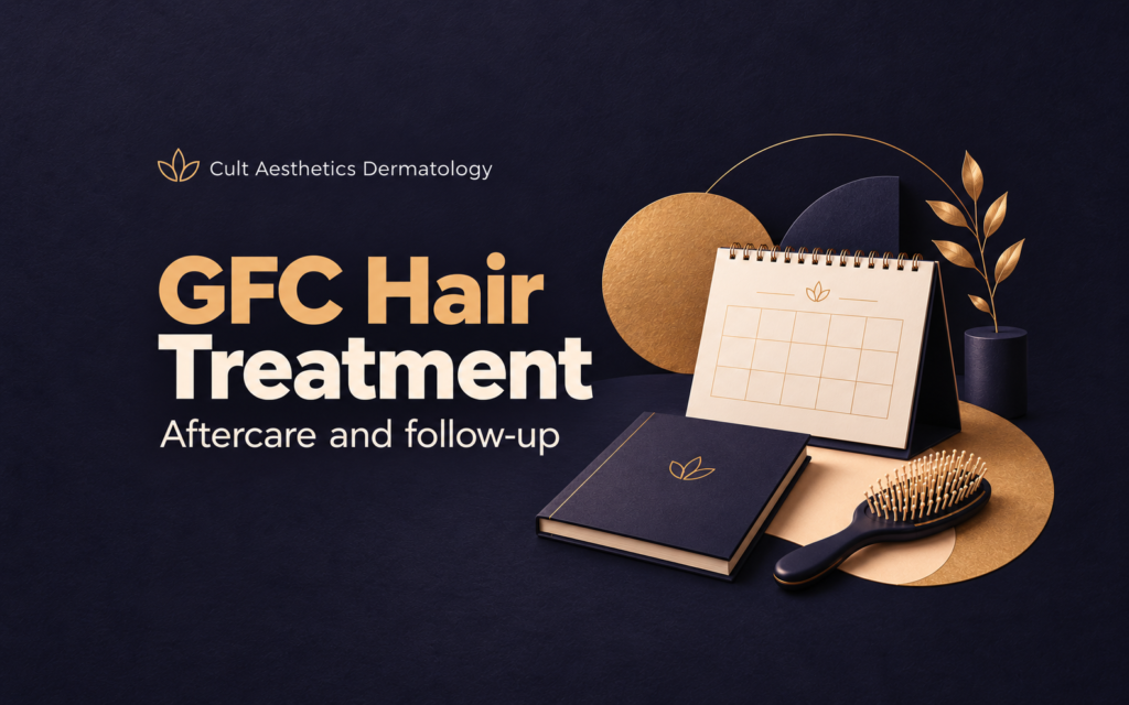 Cover graphic for the article: GFC Hair Treatment Aftercare and Follow-Up: What Patients Should Know
