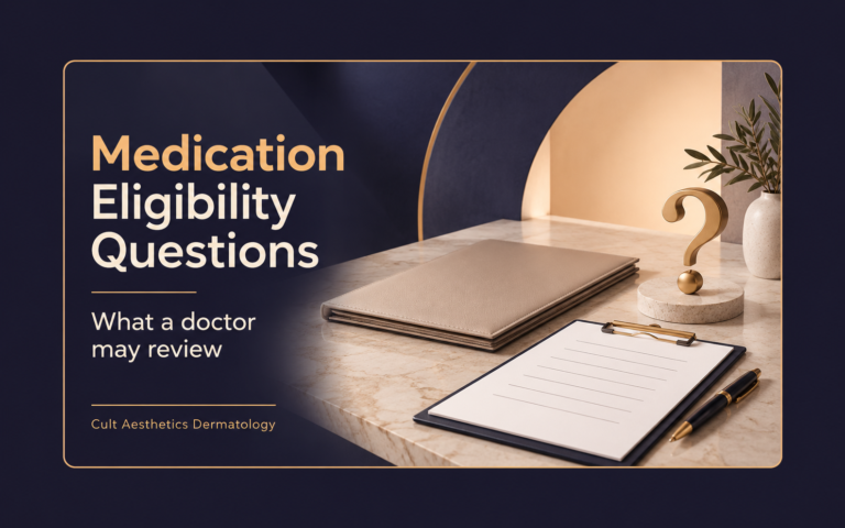 Cover graphic for the article: GLP-1 Eligibility Questions: What a Doctor May Review
