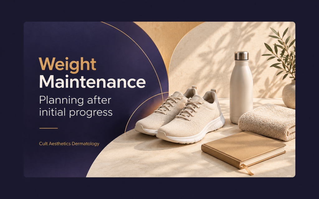 Cover graphic for the article: Weight Maintenance After Initial Progress: Why Planning Matters