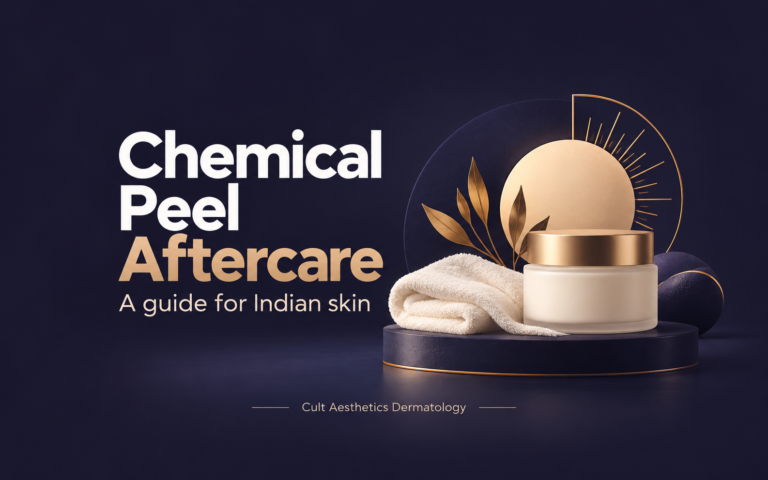Cover graphic for the article: Chemical Peel Aftercare for Indian Skin
