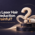 Cover graphic for the article: Is laser hair reduction painful?